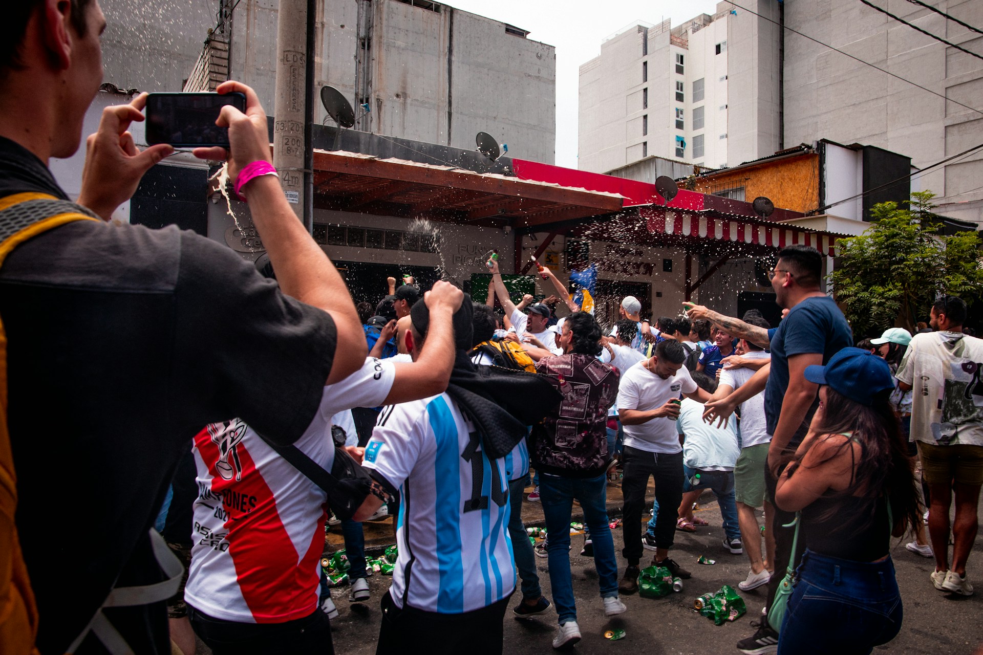 Jugadores de un club pequeño chileno